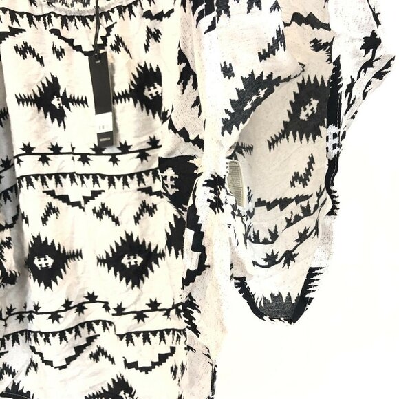 BB Dakota 1X Adal Symbol Printed Off Shoulder Top - Picture 8 of 8